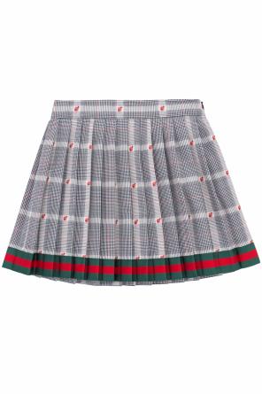 Pleated checked skirt, zdjęcie 2 Pleated checked skirt od Gucci Kids